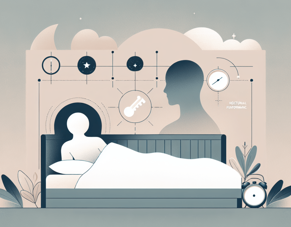a minimalist, sophisticated digital illustration that is wide, clean and professional. Capture the theme of unlocking the secrets of sleep and mastering the four stages for peak nocturnal performance. The design should have a sleek, modern look with a background that is subtle and uses soft, muted colors. This image is envisioned as a feature for a professional article and should embody a minimalist aesthetic suitable for an article header. There should not be any text on the image.